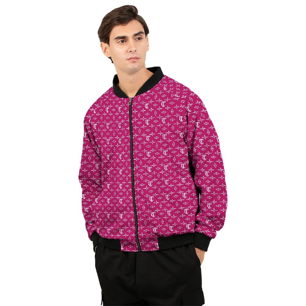 Buy BOSSINI Pink Regular Fit Bomber Jacket for Mens Online @ Tata CLiQ